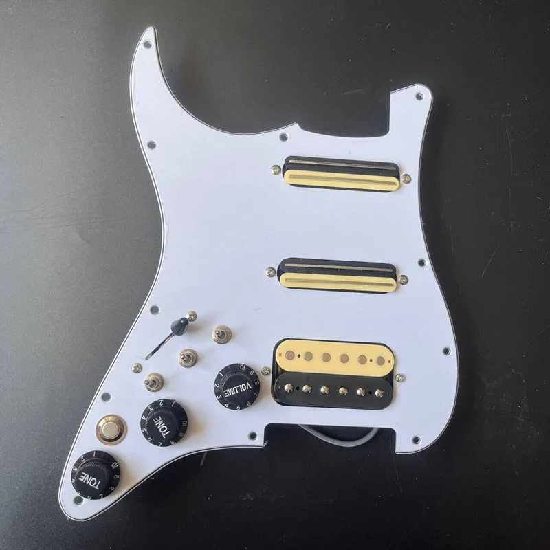 Предварительно Проводная спираль ST Pickguard из быстрорежущей стали для левой руки, переключатель для гитары, выключатель отключения звука, мини-хамбакер, высокая производительность, пикапы
Предварительно Проводная спираль ST Pickguard из быстрорежущей стали для левой руки, переключатель для гитары, выключатель отключения звука, мини-хамбакер, высокая производительность, пикапы