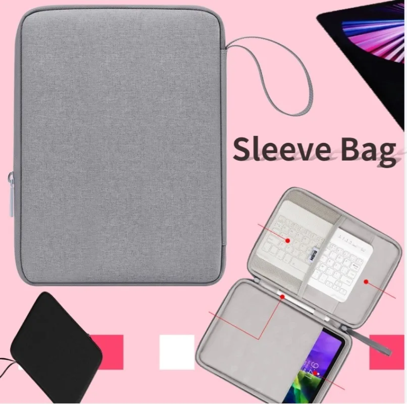 Tablet Sleeve Pouch For Huawei Matepad Pro 12.6 Pro 11 Pro 10.8 Air 11.5 11 SE 10.4 10.1Multi Pockets Bag With Hand Strap
Tablet Sleeve Pouch For Huawei Matepad Pro 12.6 Pro 11 Pro 10.8 Air 11.5 11 SE 10.4 10.1Multi Pockets Bag With Hand Strap