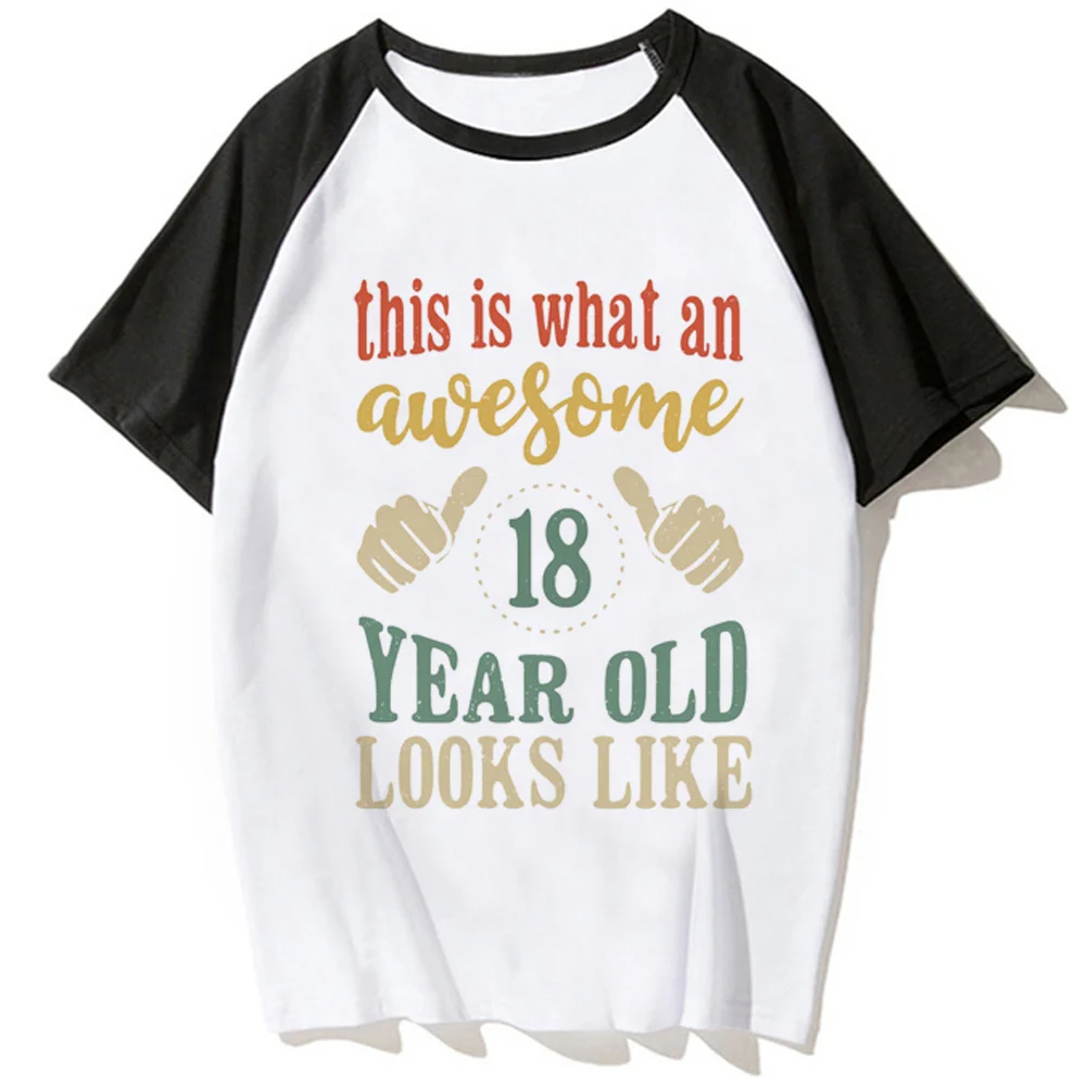 18 Ans Years Birthday t shirt men Y2K harajuku comic t-shirts male funny clothes
18 Ans Years Birthday t shirt men Y2K harajuku comic t-shirts male funny clothes