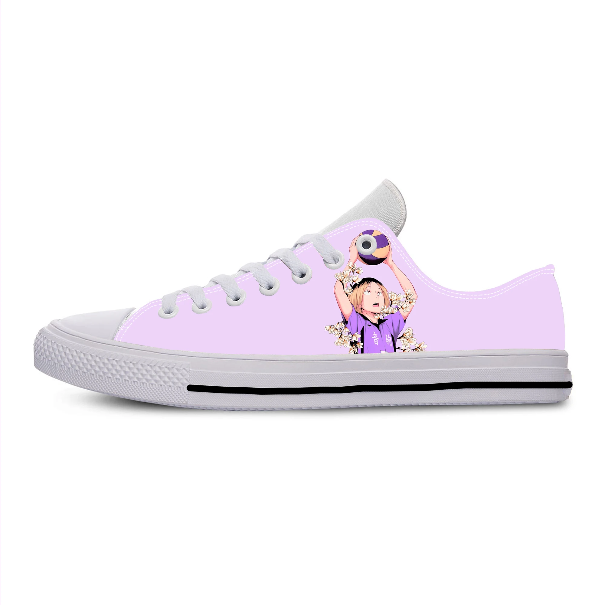 Популярные японские туфли манга Haikyuu Kozume Kenma Kuroo повседневные тканевые легкие крутые Мужские Женские низкие летние классические туфли 
Популярные японские туфли манга Haikyuu Kozume Kenma Kuroo повседневные тканевые легкие крутые Мужские Женские низкие летние классические туфли