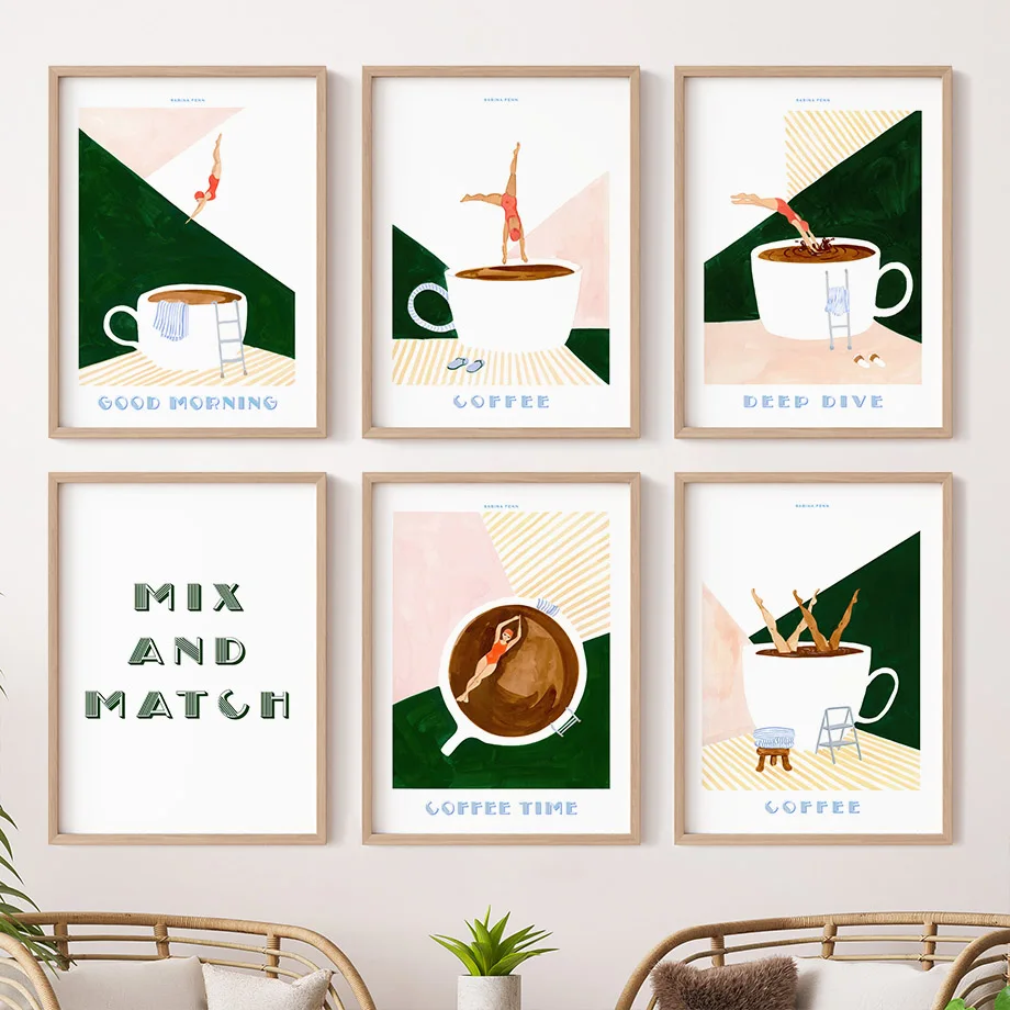 Abstract Coffee Swimming Girls Minimalism Quotes Wall Art Nordic Posters Pictures For Living Room Decor Canvas Prints Painting
Abstract Coffee Swimming Girls Minimalism Quotes Wall Art Nordic Posters Pictures For Living Room Decor Canvas Prints Painting