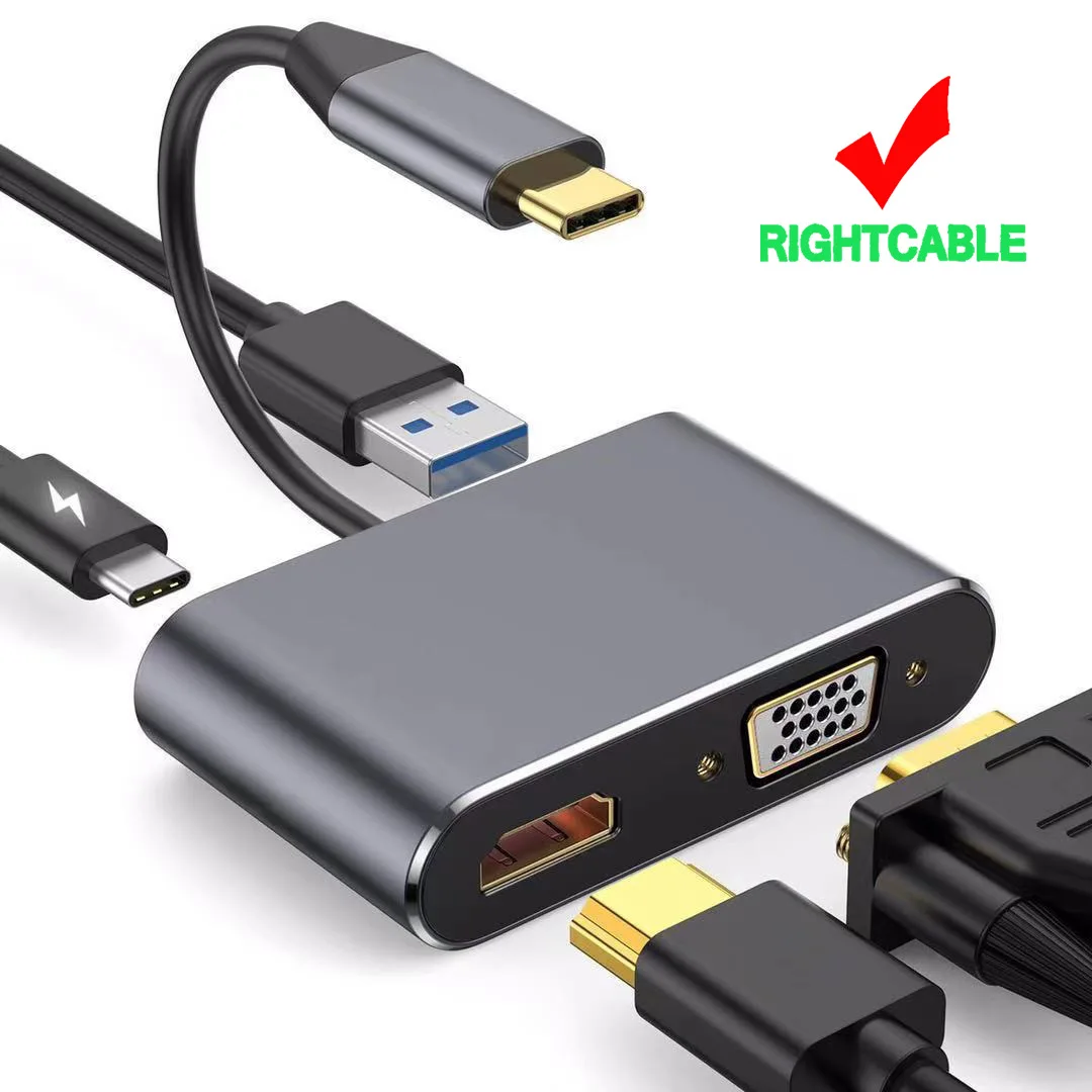 Type-C Hub to 4K HDTV VGA USB C 3.0 Dock Adapter for MacBook iPad Nintendo Samsung S20 Dex Huawei P30 Xiaomi 12 TV PS5 Galaxy
Type-C Hub to 4K HDTV VGA USB C 3.0 Dock Adapter for MacBook iPad Nintendo Samsung S20 Dex Huawei P30 Xiaomi 12 TV PS5 Galaxy