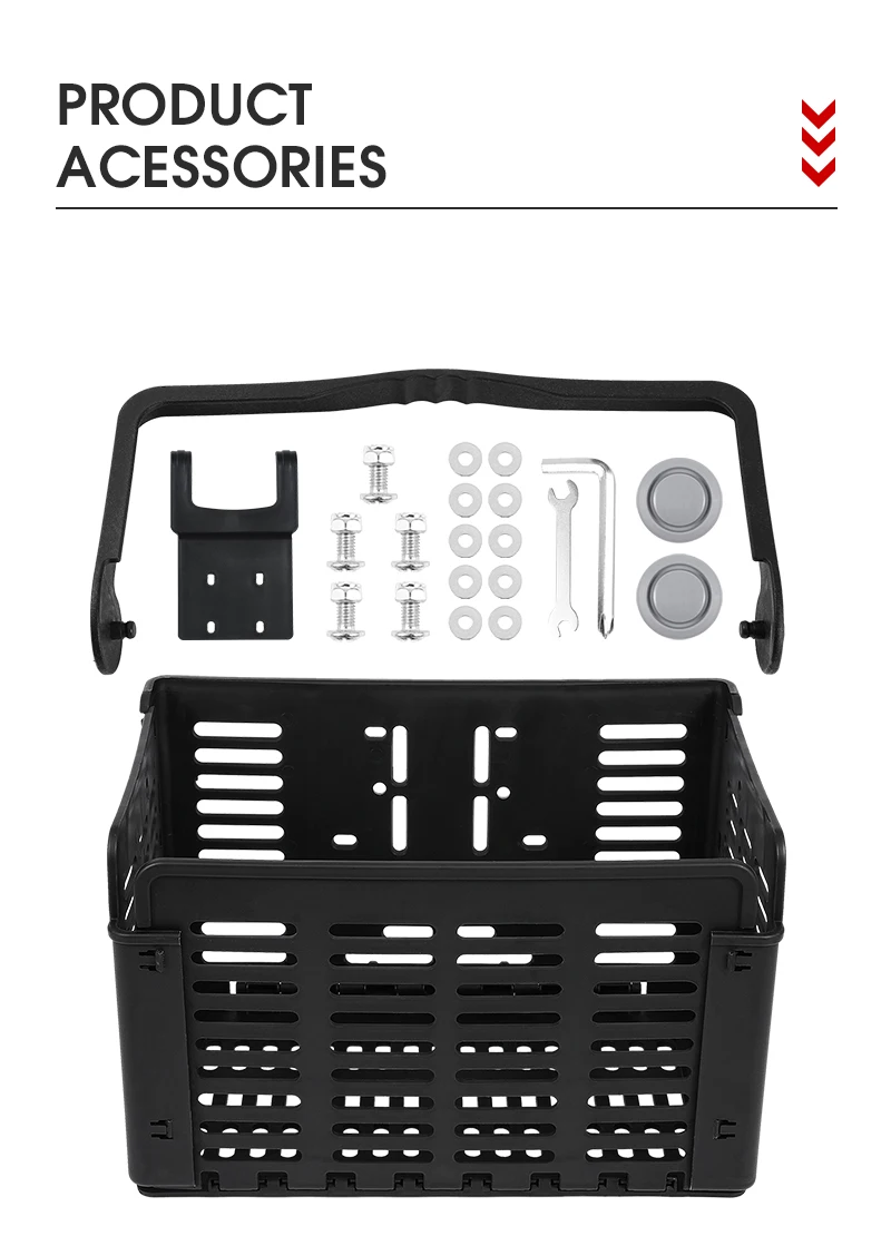 WEST BIKING Foldable Bicycle Front Basket Multi-functional MTB Road Bicycle Handlebar Bag Rear Pannier Cycling Accessories: 3 - 5 Days Free Delivery Only UK WEST BIKING Foldable Bicycle Front Basket Multi-functional MTB Road Bicycle Handlebar Bag Rear Pannier Cycling Accessories: 3 - 5 Days Free Delivery Only UK