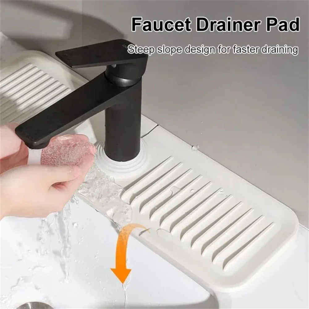 Kitchen Faucet Splash Pad Silicone Sink Faucet Splash Guard Mat Sponge Drain Rack Countertop Protector for Bath Kitchen Gadgets
Kitchen Faucet Splash Pad Silicone Sink Faucet Splash Guard Mat Sponge Drain Rack Countertop Protector for Bath Kitchen Gadgets