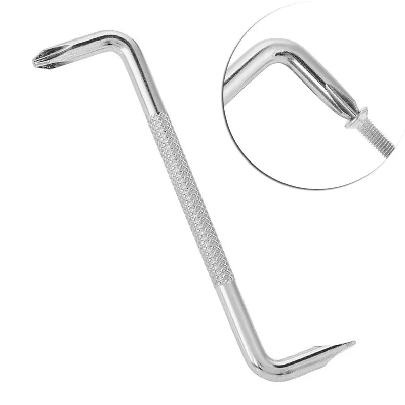Z-Type Screwdriver L-Shaped 90-Degree Right-Angle Elbow Bend Offset &Slotted With Magnetic Short Screwdriver Multifunctional
Z-Type Screwdriver L-Shaped 90-Degree Right-Angle Elbow Bend Offset &Slotted With Magnetic Short Screwdriver Multifunctional