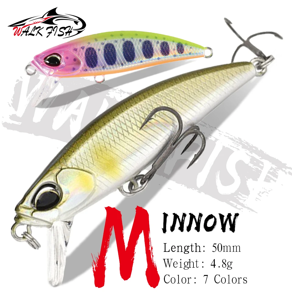 WALK FISH искусственная рыболовная искусственная приманка для форели, 48 мм/6,6 г
WALK FISH искусственная рыболовная искусственная приманка для форели, 48 мм/6,6 г
