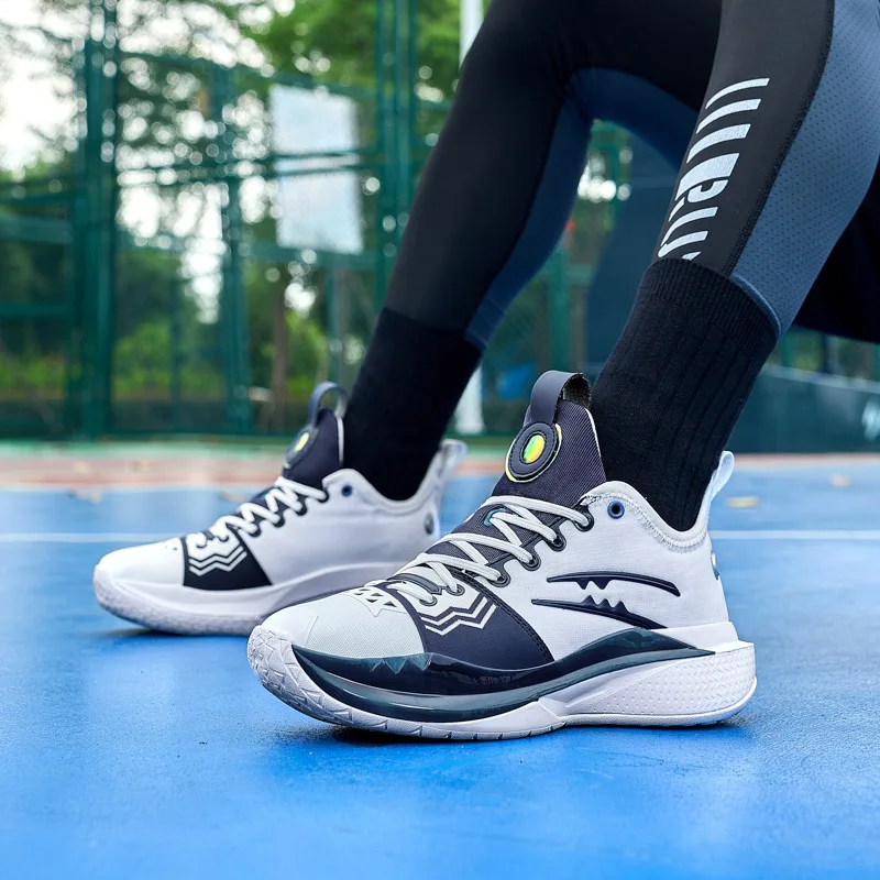 Sapatos de basquete masculino marca designer tendência tênis cushioing real sapatos de treinamento de basquete crianças sapatos esportivos ao ar livre Sapatos de basquete masculino marca designer tendência tênis cushioing real sapatos de treinamento de basquete crianças sapatos esportivos ao ar livre