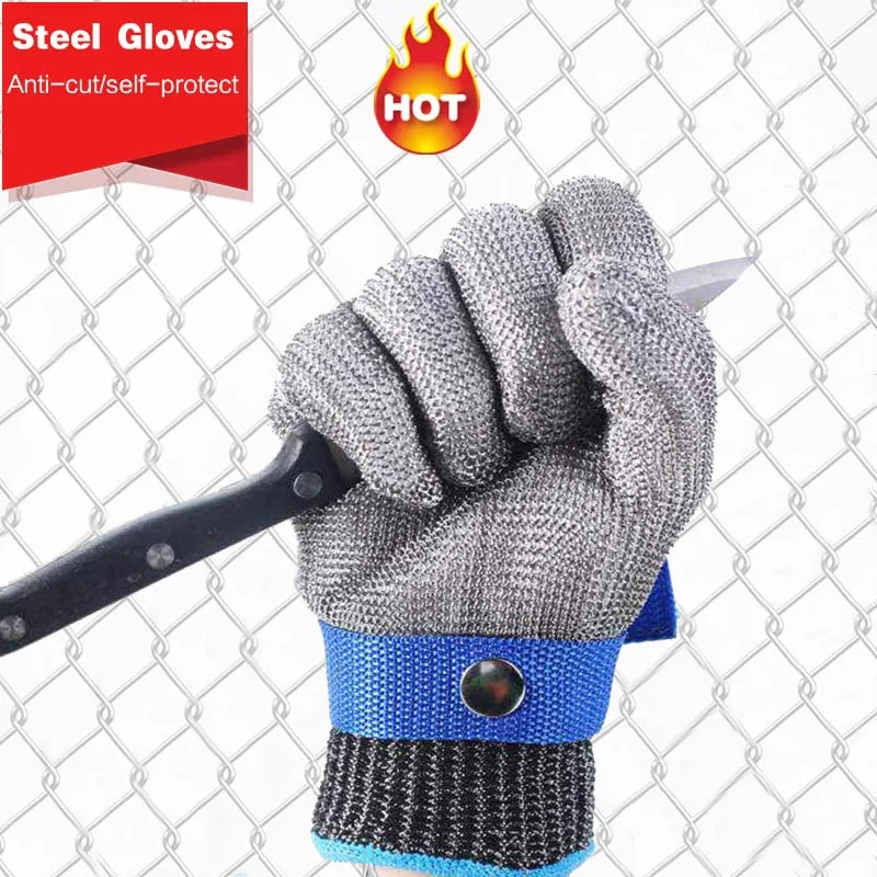 Cut Resistant Gloves Safety Anti Cut Gloves Cut Proof Stab Resistant Stainless Steel Wire Metal Cut Meat Vegetable Kitchen Glove
Cut Resistant Gloves Safety Anti Cut Gloves Cut Proof Stab Resistant Stainless Steel Wire Metal Cut Meat Vegetable Kitchen Glove