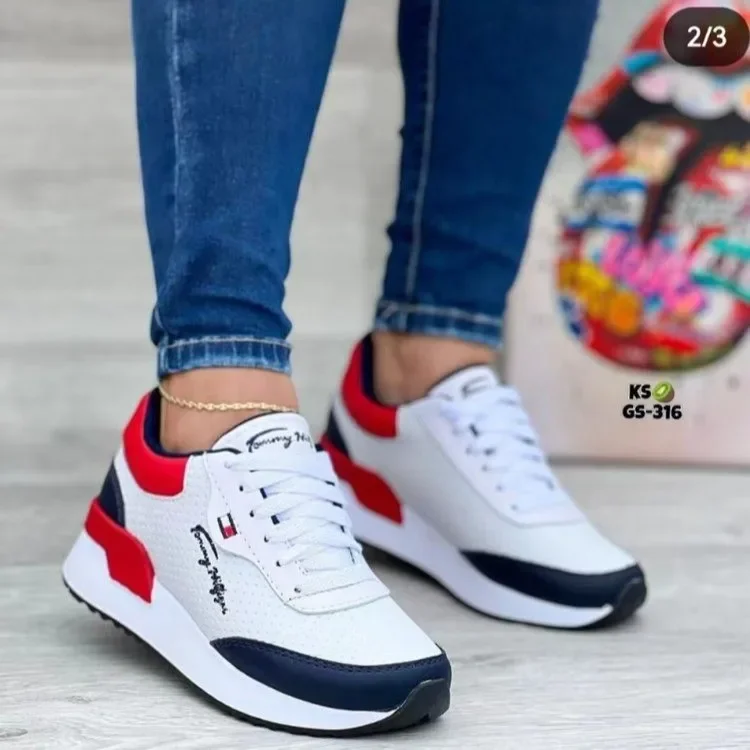 

Women's Lace-up Sneakers, Outdoor Walking Shoes, Plus Size, Solid Color, Stylish, New Spring 2024 Women Shoes Zapatos De Mujer