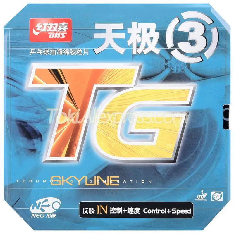 Original DHS Skyline TG 3 NEO Table Tennis Rubber Sky Line SKYLINE-3 TG3 Ping Pong Sponge
Original DHS Skyline TG 3 NEO Table Tennis Rubber Sky Line SKYLINE-3 TG3 Ping Pong Sponge