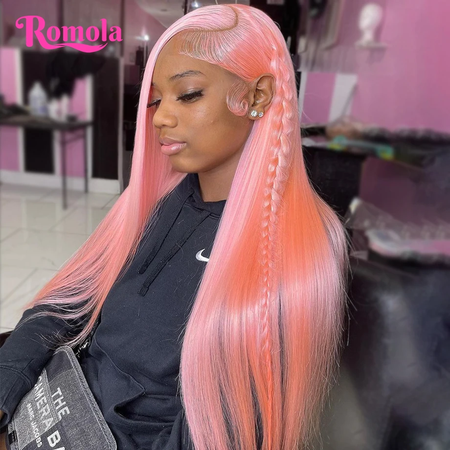 Pink Wig Lace Front Human Hair Wig 30 Inch 13x6 Hd Lace Frontal Wigs 13x4 Bone Straight Colored Glueless Brazilian Wigs On Sale
Pink Wig Lace Front Human Hair Wig 30 Inch 13x6 Hd Lace Frontal Wigs 13x4 Bone Straight Colored Glueless Brazilian Wigs On Sale