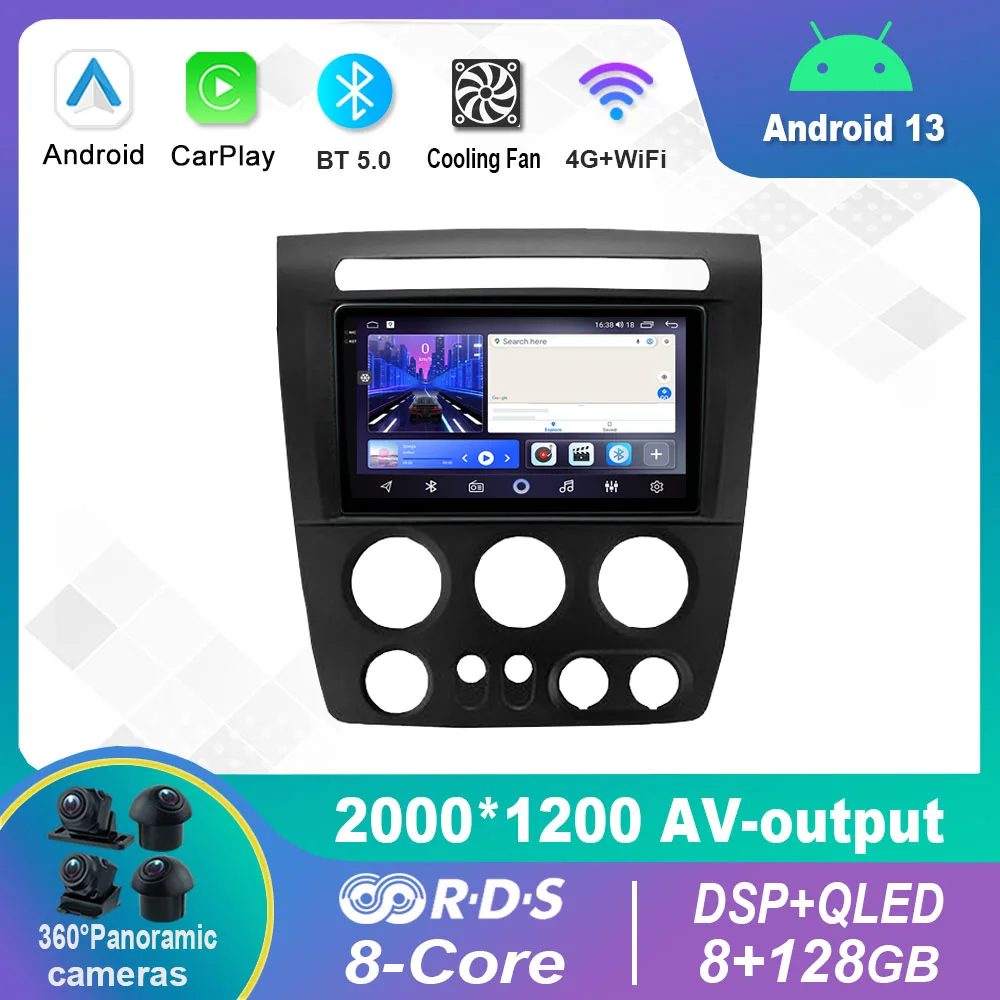 9 Inch Android 12.0 For Hummer H3 1 2005 - 2010 Multimedia Player Auto Radio GPS Carplay 4G WiFi DSP Bluetooth
9 Inch Android 12.0 For Hummer H3 1 2005 - 2010 Multimedia Player Auto Radio GPS Carplay 4G WiFi DSP Bluetooth