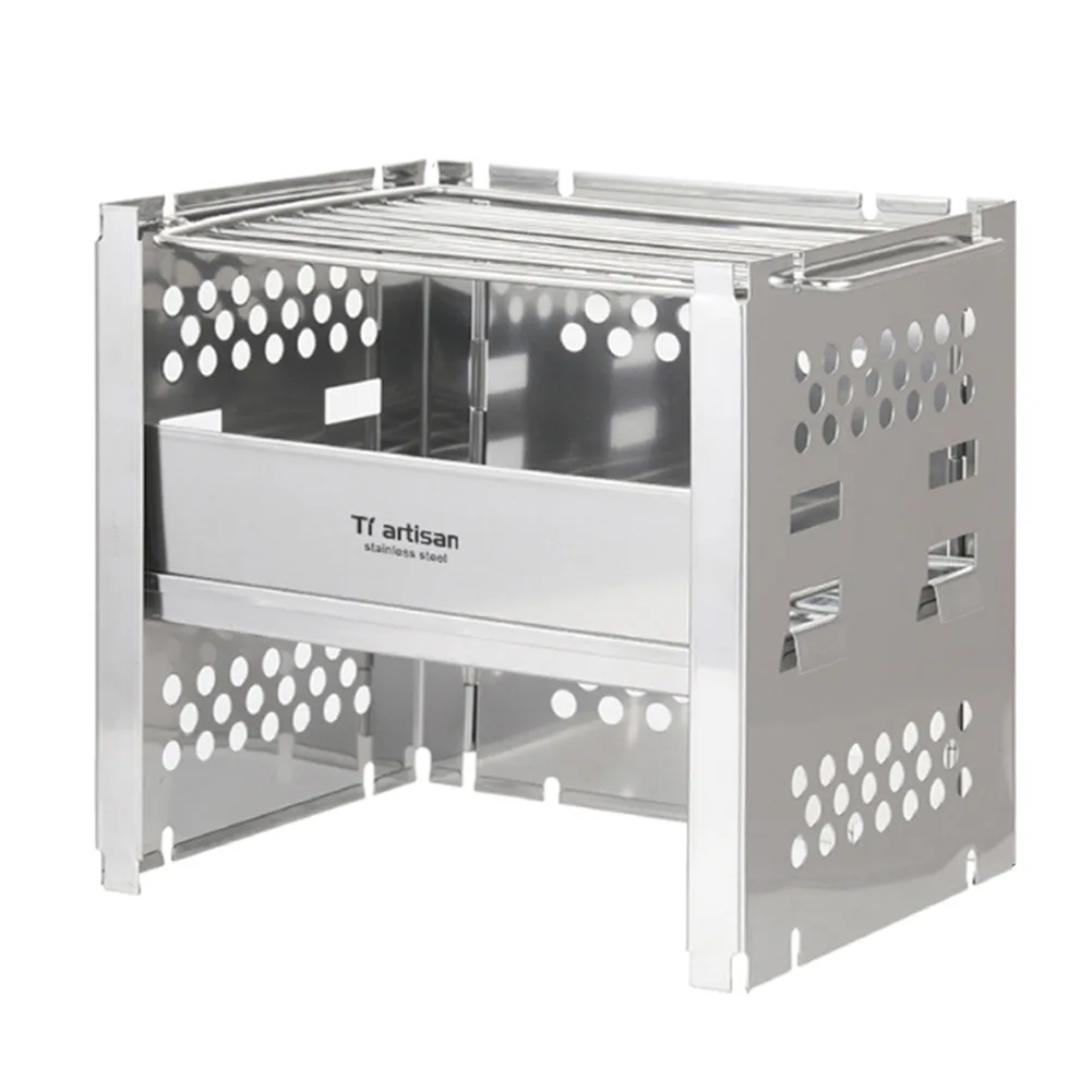 High Quality Burning Stove Grill Wood 1Pcs Adjustable Folding Outdoor Portable Silver Stainless Steel With Pouch
High Quality Burning Stove Grill Wood 1Pcs Adjustable Folding Outdoor Portable Silver Stainless Steel With Pouch