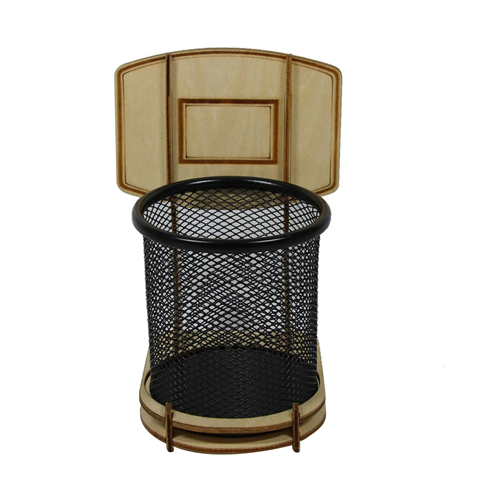 DIY Pen Holder Wooden Pen Vase Basketball Stand Pencil Box Storage Case Stationery Supplies
DIY Pen Holder Wooden Pen Vase Basketball Stand Pencil Box Storage Case Stationery Supplies