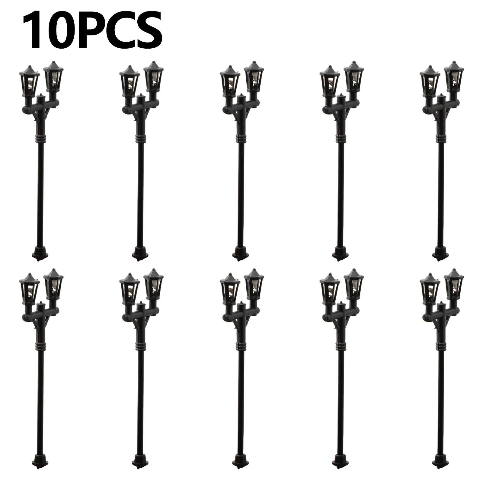 10Pcs/set Model Street Lights Scale 1:100 Railway LED Lamppost Patio Garden Lamp 60mm Train Scenery Layout Accessories 3V Supply
10Pcs/set Model Street Lights Scale 1:100 Railway LED Lamppost Patio Garden Lamp 60mm Train Scenery Layout Accessories 3V Supply