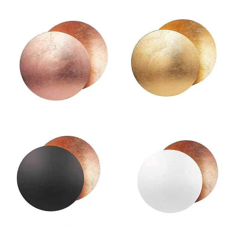 Nordic minimalist personality creative aisle corridor wall lamp bedside living room round gold silver copper LED wall light
Nordic minimalist personality creative aisle corridor wall lamp bedside living room round gold silver copper LED wall light