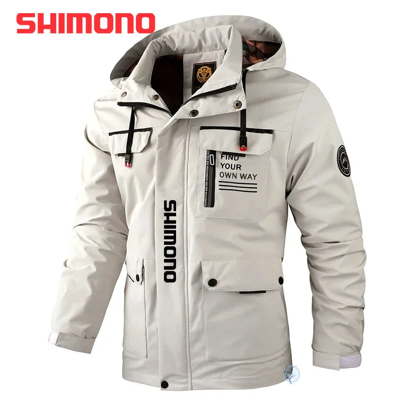 Shimono New Autumn Men's Windbreaker Hooded Fishing Jackets Waterproof Outdoor Sports Men Mountaineering Fishing Clothes
Shimono New Autumn Men's Windbreaker Hooded Fishing Jackets Waterproof Outdoor Sports Men Mountaineering Fishing Clothes