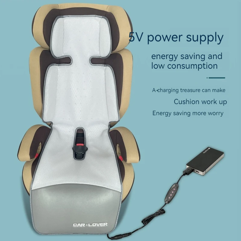 Car Summer Cool Air Seat Cushion Cooling For Child Safety Seats Car Seat Cushion Fast Blowing Ventilation Pad
Car Summer Cool Air Seat Cushion Cooling For Child Safety Seats Car Seat Cushion Fast Blowing Ventilation Pad