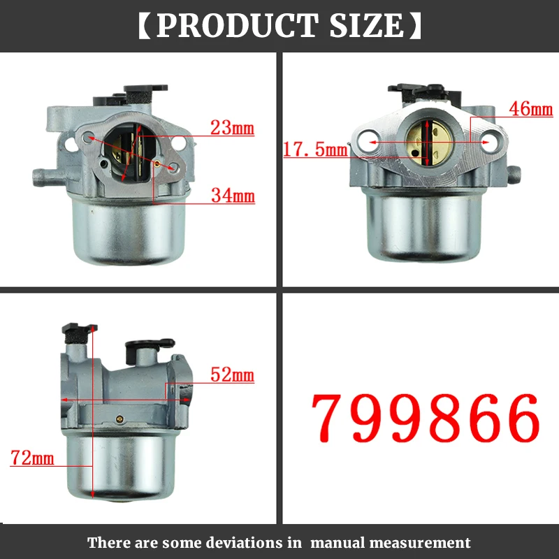 Briggs&Stratton gasoline engine carburetor 799866 Briggs&Stratton lawn mower carburetor 799871 accessories
Briggs&Stratton gasoline engine carburetor 799866 Briggs&Stratton lawn mower carburetor 799871 accessories