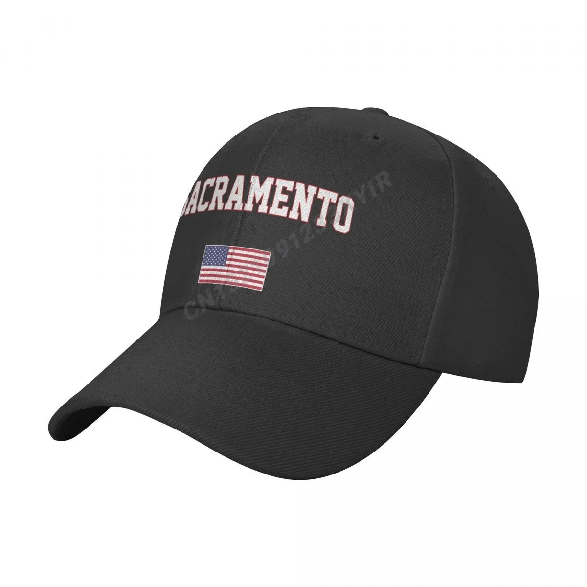 

Baseball Cap Sacramento America Flag USA United States City Wild Sun Shade Peaked Adjustable Outdoor Caps