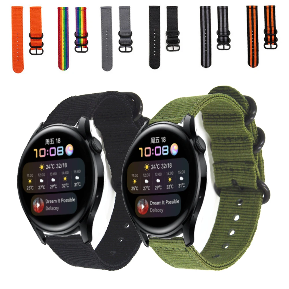 For Huawei Watch 3&3 Pro Bracelet 22mm Nylon Smart Watch Replacement Strap For Huawei GT 3 46mm/GT 2 Pro 2E Runner Sport Band
For Huawei Watch 3&3 Pro Bracelet 22mm Nylon Smart Watch Replacement Strap For Huawei GT 3 46mm/GT 2 Pro 2E Runner Sport Band