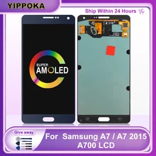 Écran tactile LCD Super AMOLED de remplacement, pour Samsung Galaxy A700 A7 2015 A700F A700M=