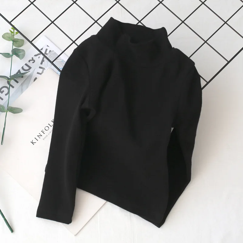 Autumn Children's Solid Color Mid-neck Tunic Thickened Wool shirt Boys and Girls Versatile Long-sleeved T-shirts
Autumn Children's Solid Color Mid-neck Tunic Thickened Wool shirt Boys and Girls Versatile Long-sleeved T-shirts
