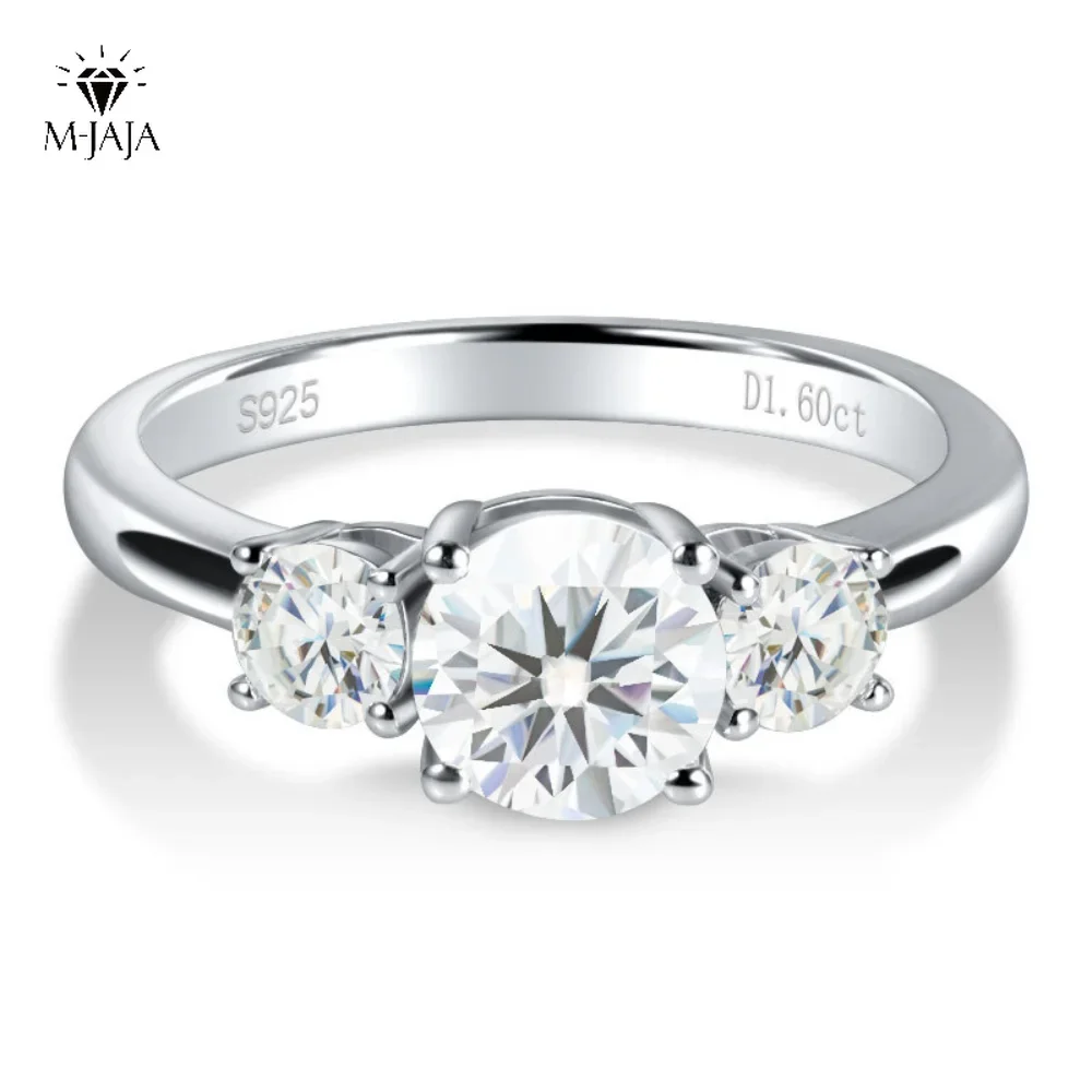 Moissanite Ring for Women Engagement Rings S925 Sterling Silver 1.6ct D Color VVSI Lab Diamond Marriage Band Fine Jewelry Gift
Moissanite Ring for Women Engagement Rings S925 Sterling Silver 1.6ct D Color VVSI Lab Diamond Marriage Band Fine Jewelry Gift