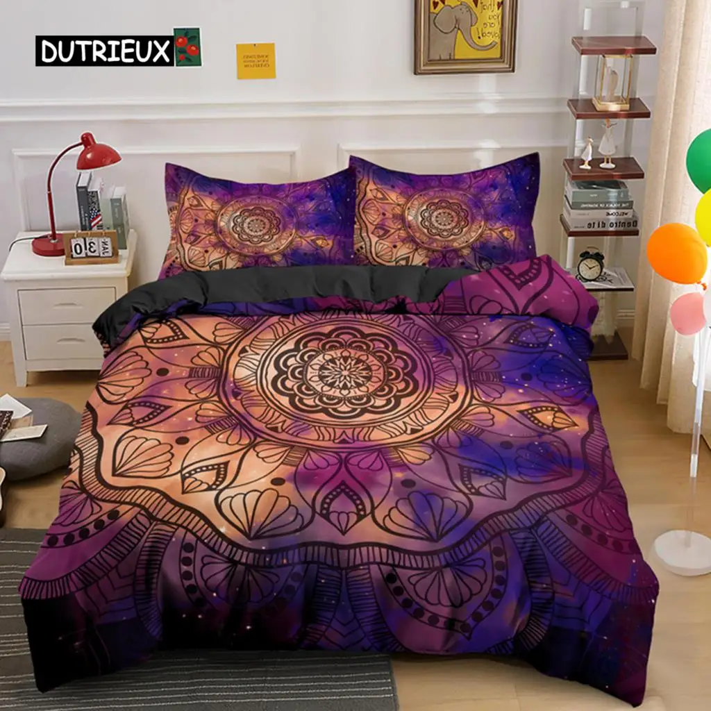 Psychedelic Boho Luxury Bedding Set 3PCS with Pillowcase King Duvet Cover Queen 2/3pcs Polyester Comforter Cover Home Textile
Psychedelic Boho Luxury Bedding Set 3PCS with Pillowcase King Duvet Cover Queen 2/3pcs Polyester Comforter Cover Home Textile