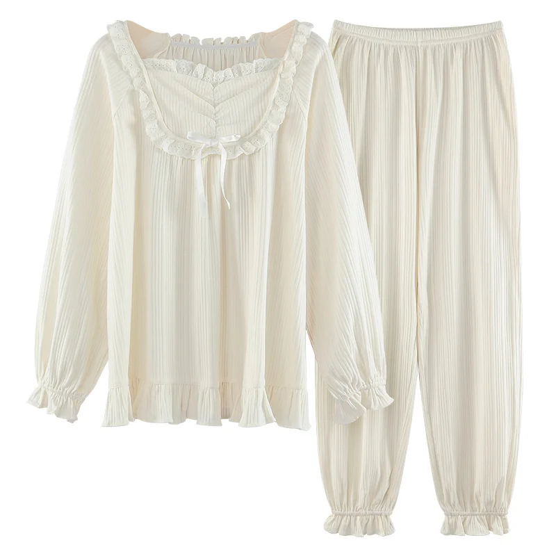 pajama girl autumn and winter long sleeved cotton 2022 new court style lovely princess style can be worn out in home clothes
pajama girl autumn and winter long sleeved cotton 2022 new court style lovely princess style can be worn out in home clothes