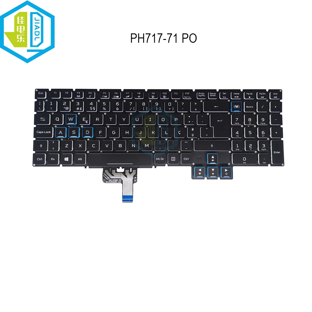 PH717 Laptops Portuguese Keyboard For Acer Predator Helios PH717-71 PO Portugal notebook pc replacement keyboards New NSK-RPBBN
PH717 Laptops Portuguese Keyboard For Acer Predator Helios PH717-71 PO Portugal notebook pc replacement keyboards New NSK-RPBBN