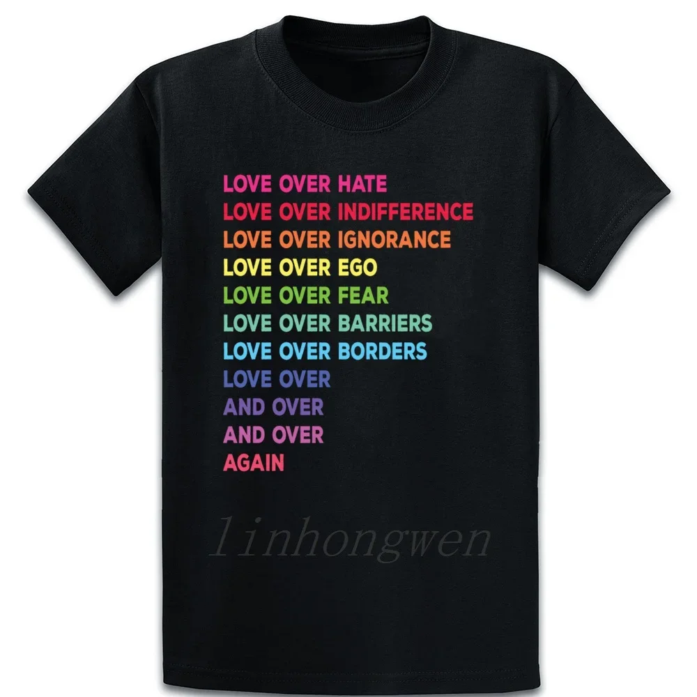 Love Over Hate Love Over Indifference T Shirt Summer Costume Knitted Round Collar Casual Crazy Leisure Cotton Cotton T-Shirt
Love Over Hate Love Over Indifference T Shirt Summer Costume Knitted Round Collar Casual Crazy Leisure Cotton Cotton T-Shirt