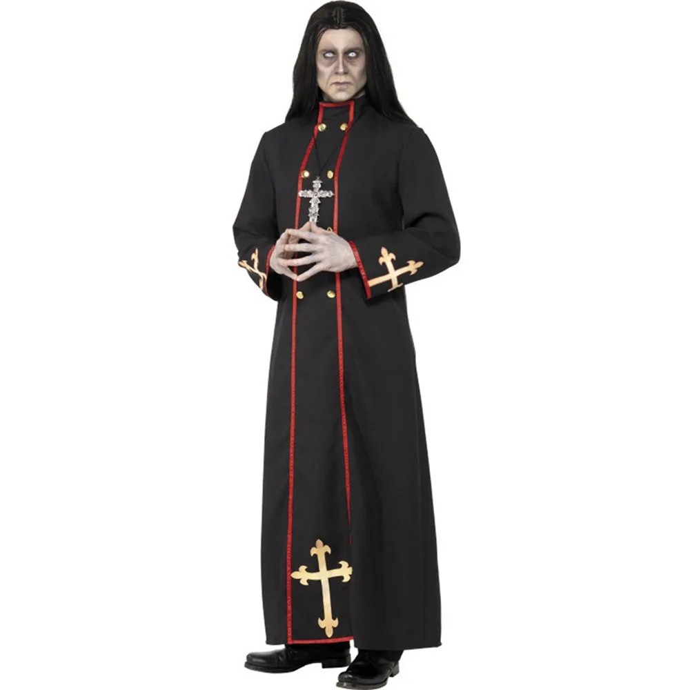 Adult Halloween Medieval Steampunk Renaissance Robes Priest Horror Wizard Costume for Men Monk Cosplay Outfits
Adult Halloween Medieval Steampunk Renaissance Robes Priest Horror Wizard Costume for Men Monk Cosplay Outfits