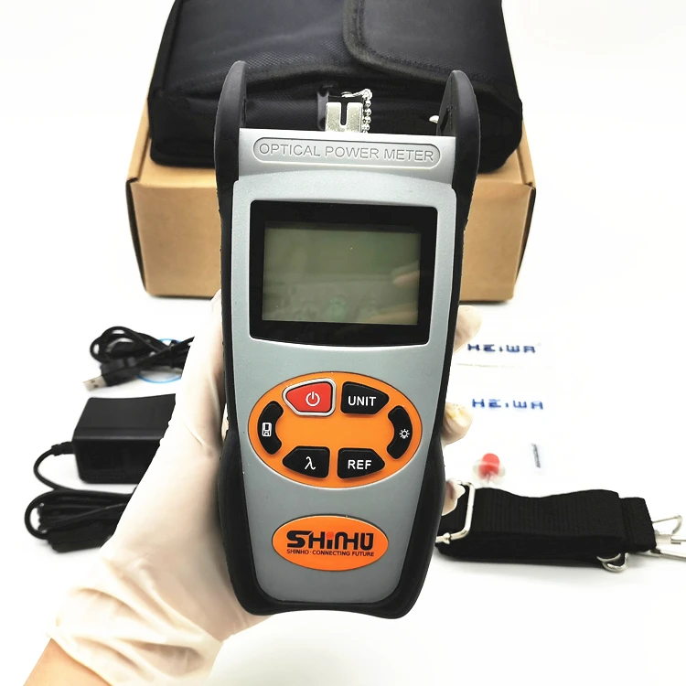 High Quality Handheld Fiber Optic Power Meter SHINHO X-5001C with Storage Function
High Quality Handheld Fiber Optic Power Meter SHINHO X-5001C with Storage Function
