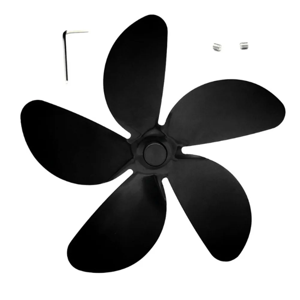 5Blade Aluminum Alloy Fireplace Fan Blade Powered Stove Fan Accessories Indoor Cooling And Warm Fireplace Fan Heat Distributor
5Blade Aluminum Alloy Fireplace Fan Blade Powered Stove Fan Accessories Indoor Cooling And Warm Fireplace Fan Heat Distributor