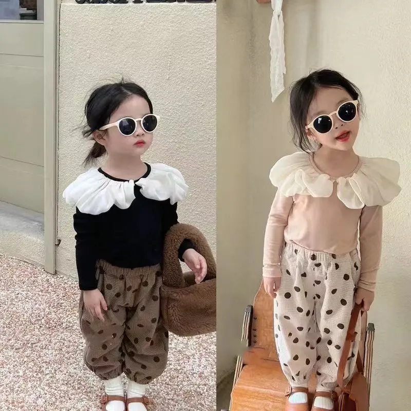 Girls T-Shirt Flower Bud Collar Long-Sleeved Bottoming Shirt Top 2022 Autumn New Children'S Clothing 3-8 Years Old
Girls T-Shirt Flower Bud Collar Long-Sleeved Bottoming Shirt Top 2022 Autumn New Children'S Clothing 3-8 Years Old