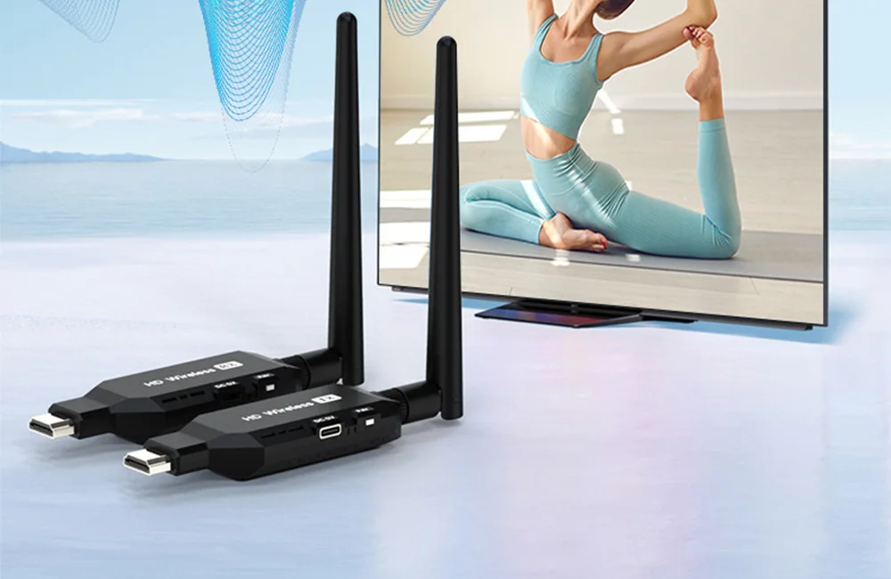 FSU 50M Wireless Transmission Video Transmitter and Receiver HDMI-compatible Extender Display Adapter Cable Screen Mirror FSU 50M Wireless Transmission Video Transmitter and Receiver HDMI-compatible Extender Display Adapter Cable Screen Mirror