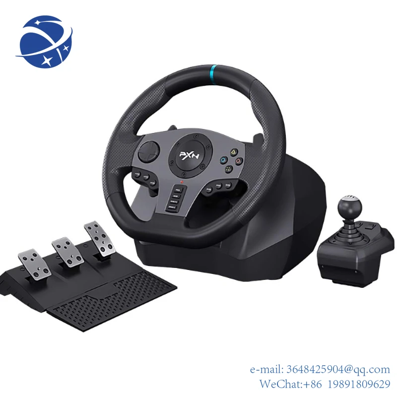 YYHCPXN V9 900 270 Degree Joystick Racing Game Sim Racing Steering Wheel With Clutch Pedal For PC,PS4, Xbox Series, Switch Games
YYHCPXN V9 900 270 Degree Joystick Racing Game Sim Racing Steering Wheel With Clutch Pedal For PC,PS4, Xbox Series, Switch Games