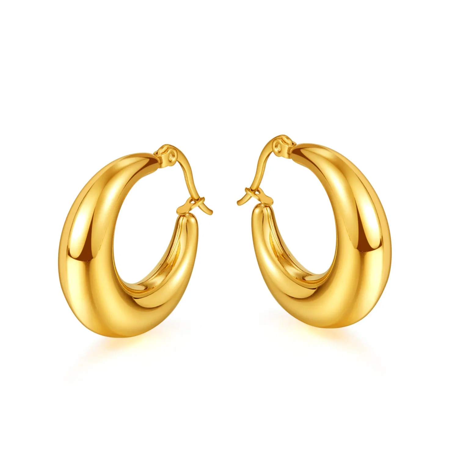 DE9 Chunky Dome Drop Earrings For Women Gold Plated Stainless Steel Thick Teardrop Earring Statement Wedding Jewelry Gift
DE9 Chunky Dome Drop Earrings For Women Gold Plated Stainless Steel Thick Teardrop Earring Statement Wedding Jewelry Gift