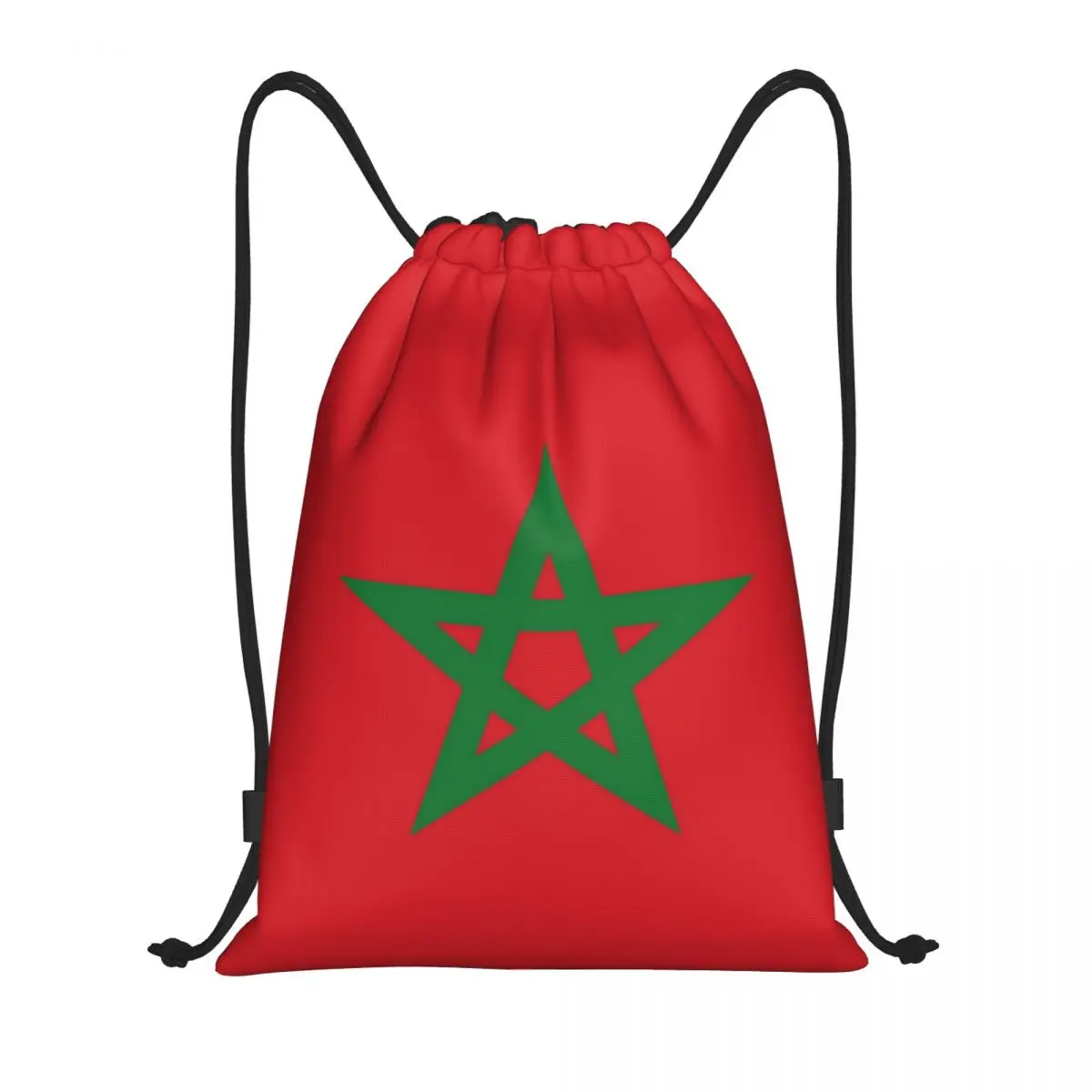 Custom The Flag Of Morocco Drawstring Bag for Training Yoga Backpacks Women Men Sports Gym Sackpack
Custom The Flag Of Morocco Drawstring Bag for Training Yoga Backpacks Women Men Sports Gym Sackpack