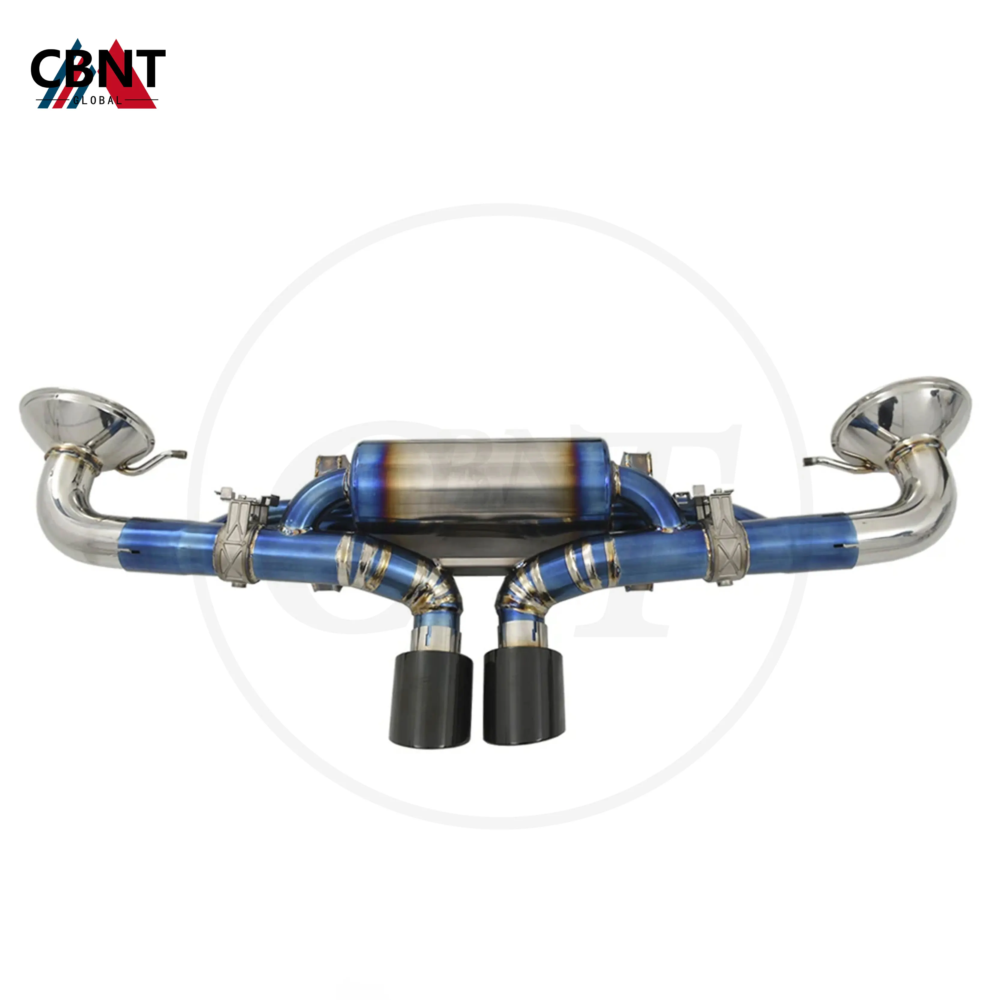 

CBNT for Porsche 911 992 GT Exhaust-pipe with Valve Muffler High Quality Titanium Alloy Valved Exhaust Catback Axle-back Pipe