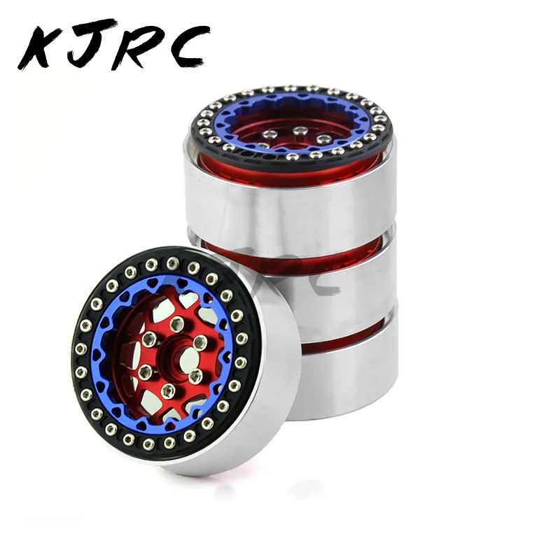 

1.9 Beadlock Wheel Rim 4Pcs CNC Aluminum Alloy for 1/10 RC Crawler Car Axial SCX10 90046 AXI03007 TRX4 VS4-10 Redcat Gen8 rbx10