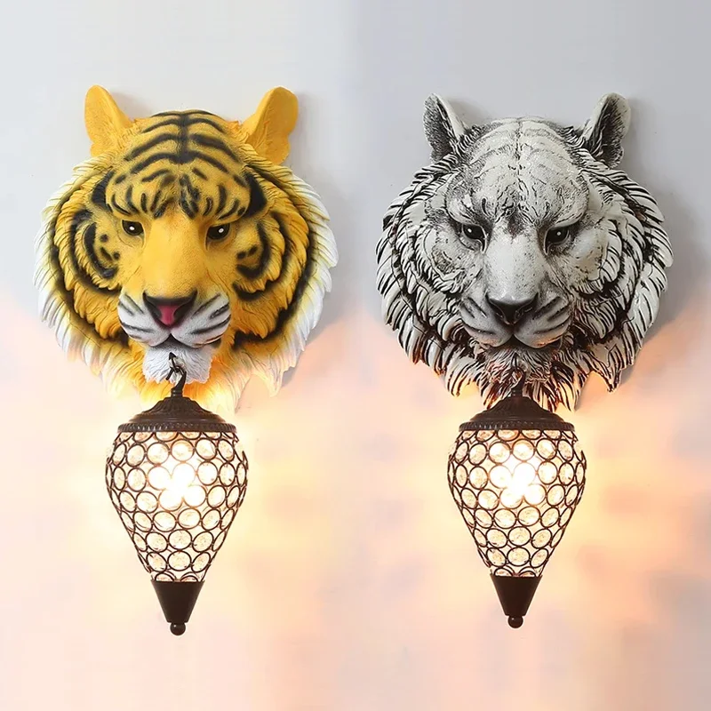 Nordic Modern Wall Lamp Resin Tiger Light Bedroom Restaurants Bathroom Mirror Lights Home Art Luminaria Hotel LED Lamps Fixtures
Nordic Modern Wall Lamp Resin Tiger Light Bedroom Restaurants Bathroom Mirror Lights Home Art Luminaria Hotel LED Lamps Fixtures