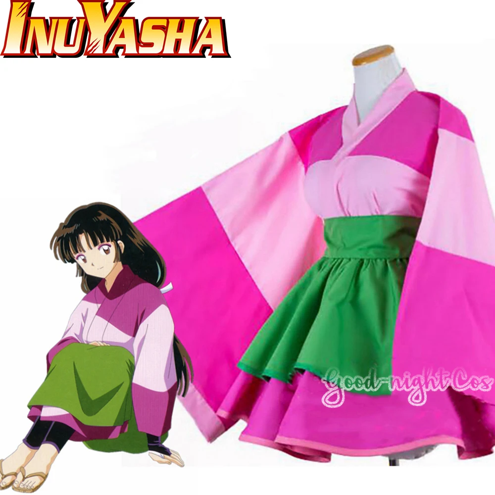 Anime Inuyasha Sango Cosplay Costume Custom Made Full Sets Girls Female Halloween party Lolita Inuyasha Sango Kimono Dress
Anime Inuyasha Sango Cosplay Costume Custom Made Full Sets Girls Female Halloween party Lolita Inuyasha Sango Kimono Dress