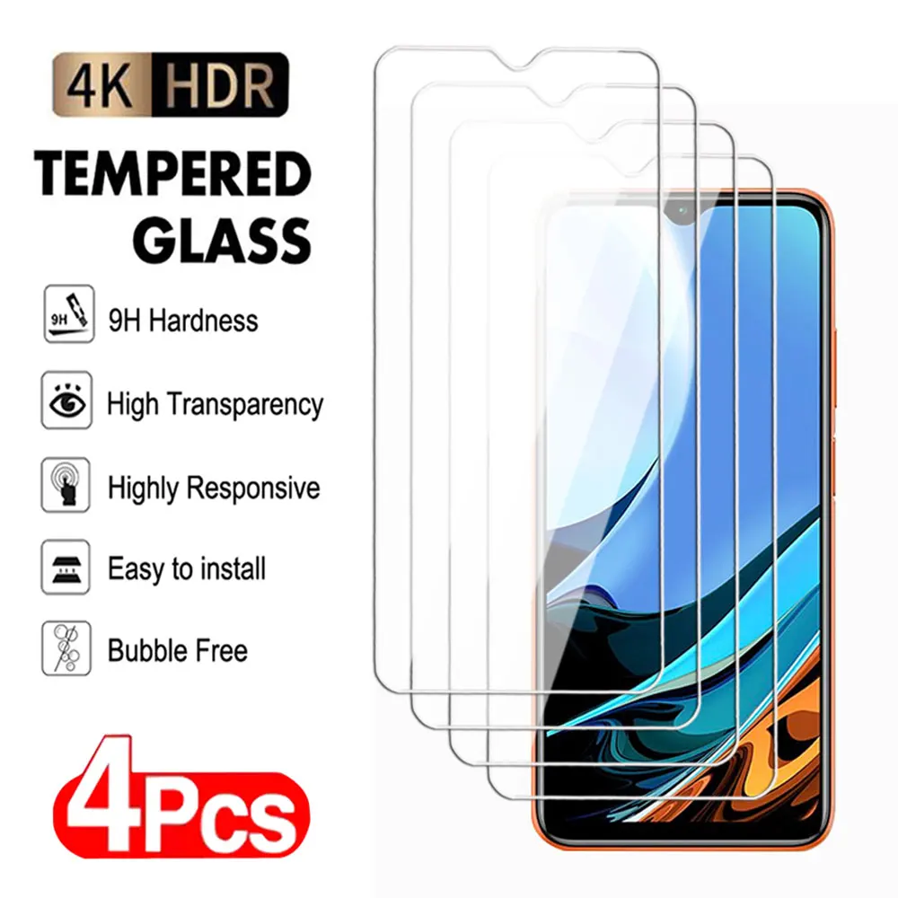 Прозрачное закаленное стекло для Xiaomi Redmi 9A 9C 10A 10C, Защитная пленка для экрана Redmi Note 9, 10 Pro Max, 9T, 10T, 4 шт.
Прозрачное закаленное стекло для Xiaomi Redmi 9A 9C 10A 10C, Защитная пленка для экрана Redmi Note 9, 10 Pro Max, 9T, 10T, 4 шт.