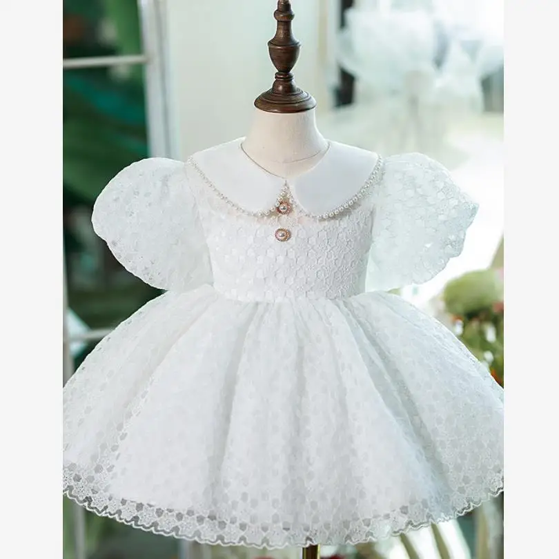 Spanish Lolita Princess Ball Gown Bow Bead Puff Sleeve Design Kids Catwalk Birthday Party Wedding Dresses For Girls Eid A1675
Spanish Lolita Princess Ball Gown Bow Bead Puff Sleeve Design Kids Catwalk Birthday Party Wedding Dresses For Girls Eid A1675