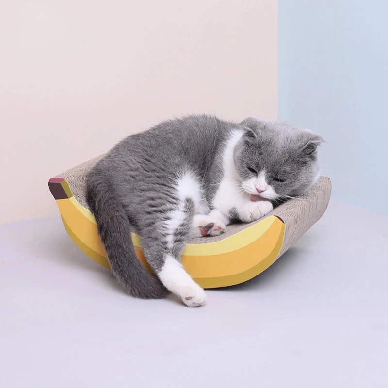 New Corrugated Paper Cat Scratching Board Banana Cat Claw Grinding Board Practice Claw Cat Playing Sofa Pet Supplies
New Corrugated Paper Cat Scratching Board Banana Cat Claw Grinding Board Practice Claw Cat Playing Sofa Pet Supplies