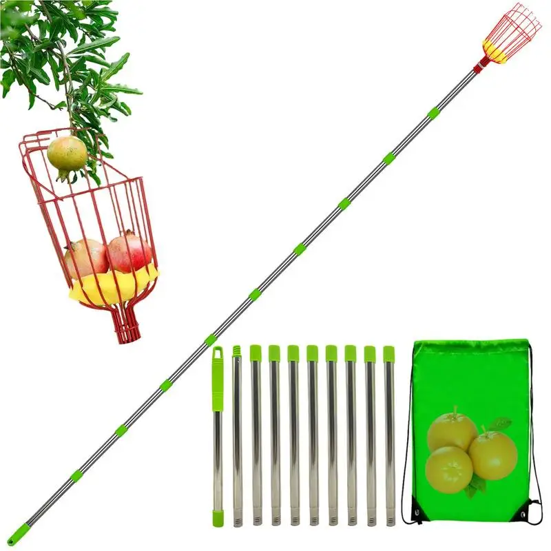 Household Adjustable Deep Basket Convenient Harvesting Fruit Collector Catcher Apple Peach Picking Garden Yard Tools Accessories
Household Adjustable Deep Basket Convenient Harvesting Fruit Collector Catcher Apple Peach Picking Garden Yard Tools Accessories