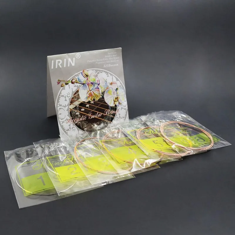 6Pcs/Set Acoustic Guitar Strings A109 Stainless Steel Mercerized Strings Silver Plated Copper Alloy Wound Guitar Accessories
6Pcs/Set Acoustic Guitar Strings A109 Stainless Steel Mercerized Strings Silver Plated Copper Alloy Wound Guitar Accessories