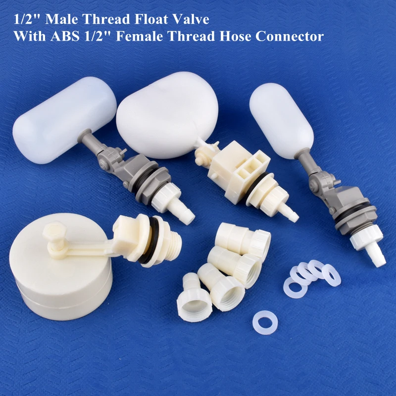 

Поплавковый клапан 1/2 дюйма с 4-20 мм шлангом из АБС-пластика, аквариумный резервуар, автоматический пополнитель для воды, резервуар для воды, шаровой кран, контроль уровня